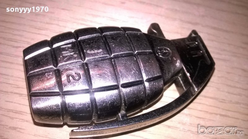 Мк2 ретро запалка-граната 7х4х2см, снимка 1