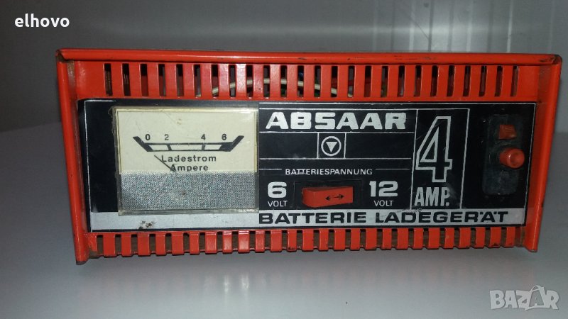  Зарядно за акумулатор ABSAAR 4amp, снимка 1