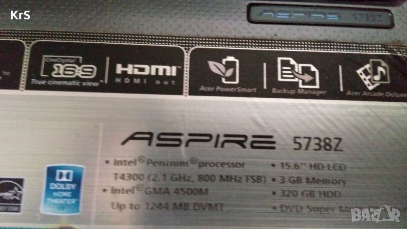 Acer Aspire 5738Z на части, снимка 1