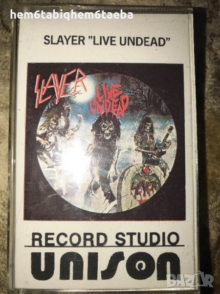 Рядка касетка- Slayer - Live Undead - Unison, снимка 1