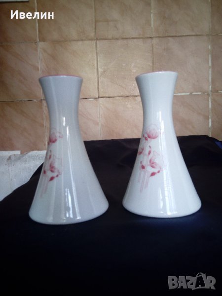 чифт свещници,вази-бавария, снимка 1