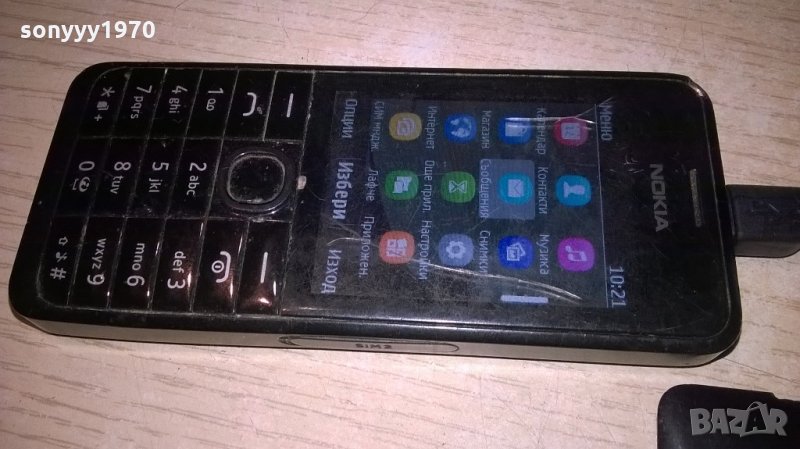 nokia model 301-здрава без батерия, снимка 1