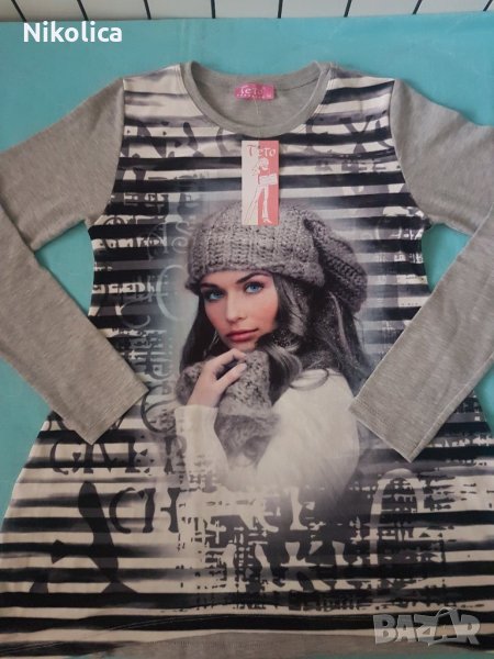 НОВА Детска блуза за 16 годишно момиче,164 см, снимка 1