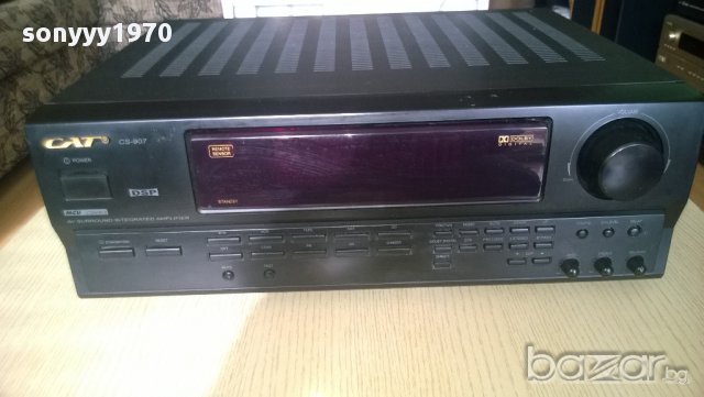 cat cs-907-av receiver-6 канала с активен изход за събуфер от швеицария, снимка 6 - Ресийвъри, усилватели, смесителни пултове - 8609722