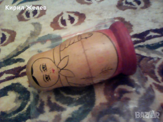 Матрьошка малка , снимка 3 - Антикварни и старинни предмети - 23795446