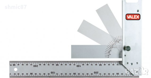 Прав ъгъл с гониометър 