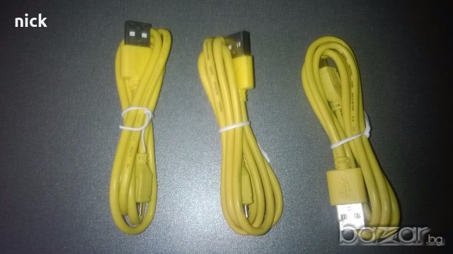 Универсален USB кабел за всички модели смартфони и таблети - 3 КАБЕЛА ЗА 10 ЛВ., снимка 3 - USB кабели - 18367225