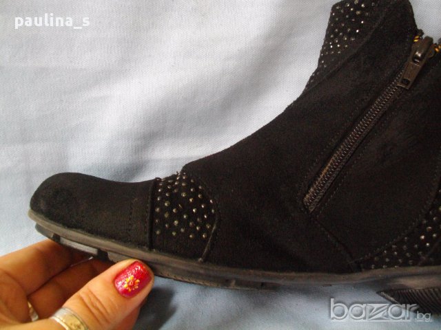 Ортопедични боти естествен велур, българско производство, снимка 10 - Дамски боти - 15560307