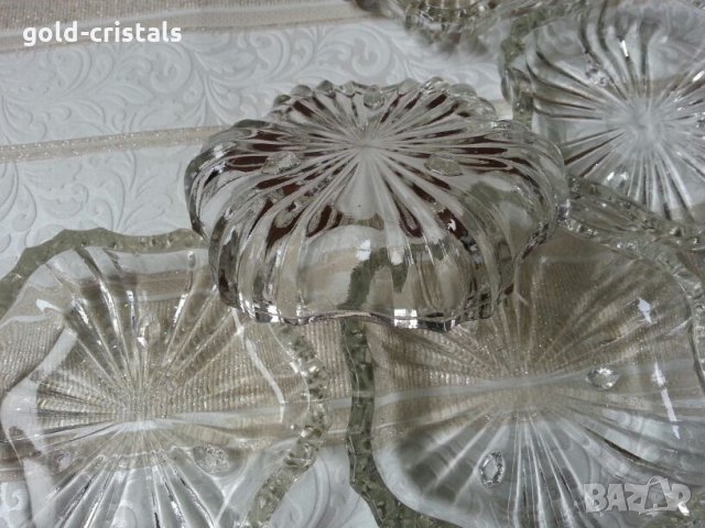 Ретро стъклени чинийки купички, снимка 5 - Антикварни и старинни предмети - 22998941