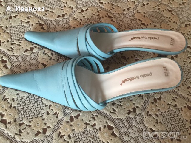 Дамски чехли естествена кожа , снимка 1