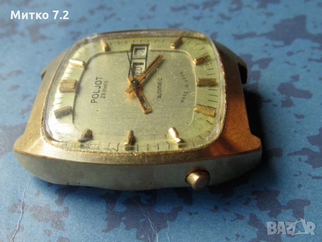 Poljot..Полет позлатен ръчен часовник , снимка 3 - Колекции - 25495067