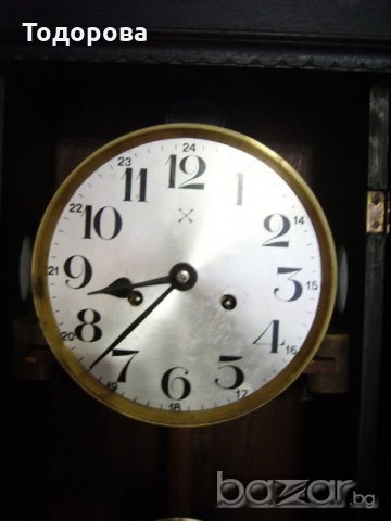 Старинен стенен кабинетен немски часовник., снимка 3 - Антикварни и старинни предмети - 21039677