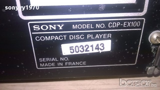 Sony st-ex100-tuner+sony cdp-ex100-cd-2бр-внос швеицария, снимка 10 - Ресийвъри, усилватели, смесителни пултове - 13244534