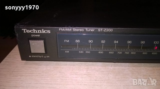 ПОРЪЧАН-technics st-z200 stereo tuner-made in japan-внос швеицария, снимка 5 - Ресийвъри, усилватели, смесителни пултове - 22256915