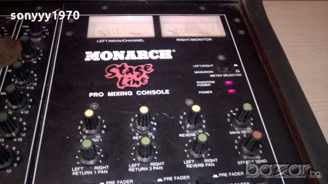monarch stage line pro mixing console-mmx-802-внос швеицария, снимка 7 - Ресийвъри, усилватели, смесителни пултове - 18915373
