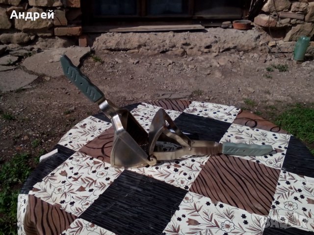 Стара преса за картофи #2, снимка 4 - Антикварни и старинни предмети - 25299392