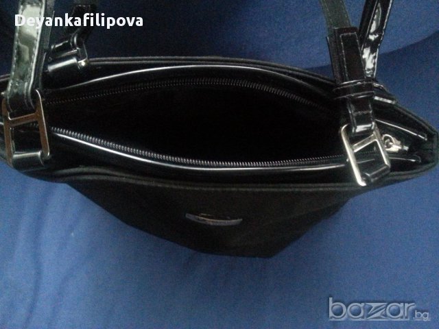 Дамска чанта-черна френска, снимка 2 - Чанти - 17270380