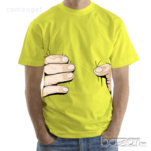 Промо Цена! Уникална мъжка тениска Hand Grab! Създай модел по Твой дизайн, свържи се нас!, снимка 4 - Тениски - 12489034