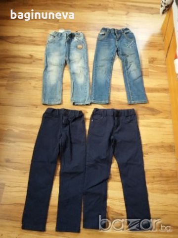 Детски сини дънки на Н & М 4-5 г., снимка 10 - Детски панталони и дънки - 20410819
