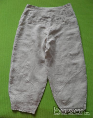 Дамски ленени бермуди S, снимка 5 - Къси панталони и бермуди - 20900914