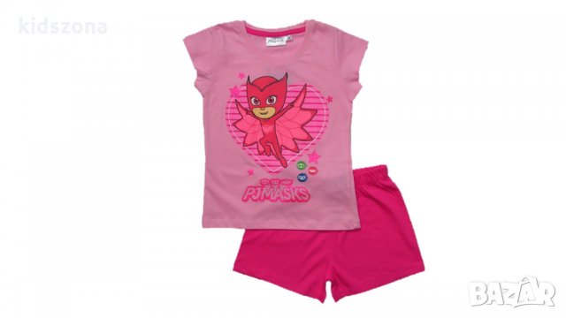 Детска пижама PJ Masks к.р. момиче за 3, 4, 5 и 6 г. - М1-3, снимка 3 - Детски пижами - 24687423