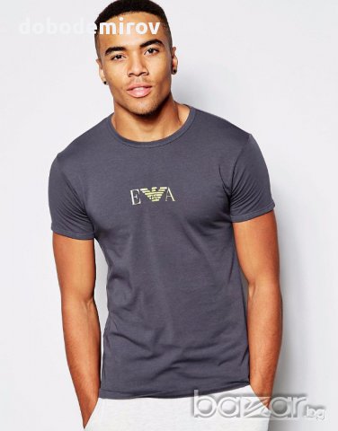 Нова тениска Emporio Armani Chest Logo оригинал, снимка 1