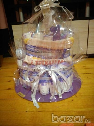 Торта от памперси, снимка 7 - Други - 15701860