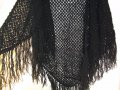 Черен комплект от шапка и шал в черно, снимка 10
