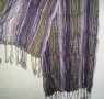 Атрактивен копринен шал с ламена нишка, снимка 2