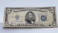 Rare $ 5 DOLLARS STAR NOTE 1934 SILVER CERTIFICATE, снимка 4