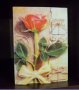Картичка с цвете-музикална