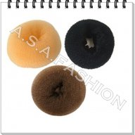 Подложка-гъба за кок в три различни цвята, снимка 1 - Аксесоари за коса - 8333661