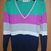 цветен пуловер, снимка 1 - Блузи с дълъг ръкав и пуловери - 20203288