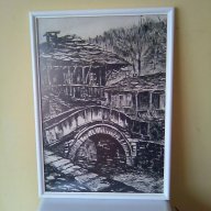 картина-старият мост, снимка 1 - Картини - 8702358