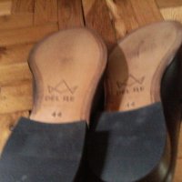 Обувки DEL RE- PENNY LOAFER BLACK-№44 италиански нови-естествена кожа, снимка 4 - Официални обувки - 23445124