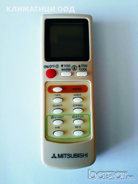Дистанционно за климатик Mitsubishi, Дистанционно за климатик Мицубиши, снимка 1