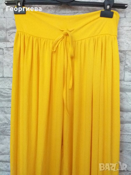 Ефирен панталон  с връзки, снимка 1