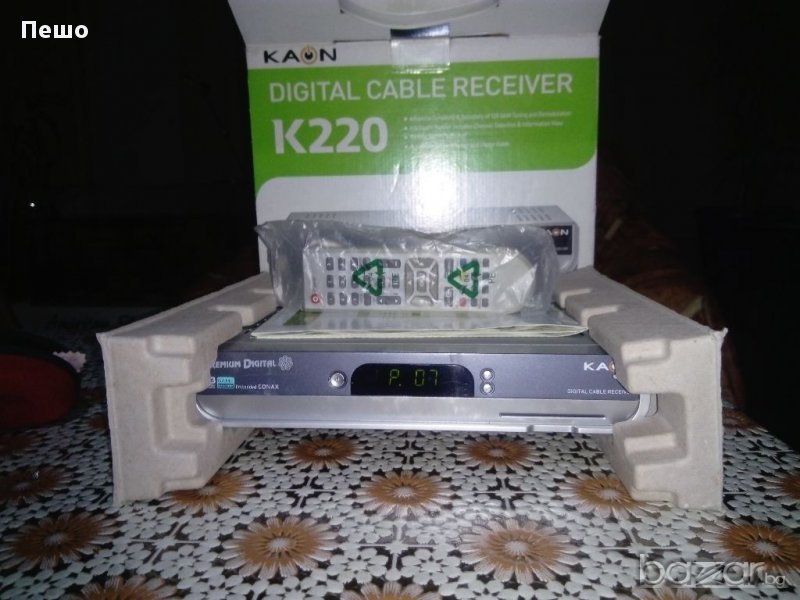 Цифров кабелен приемник "Kaon" K220" SD, снимка 1