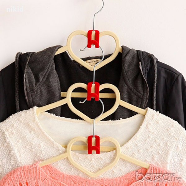 Кукички за закачалки за закачане на няколко етажа дрехи, снимка 1