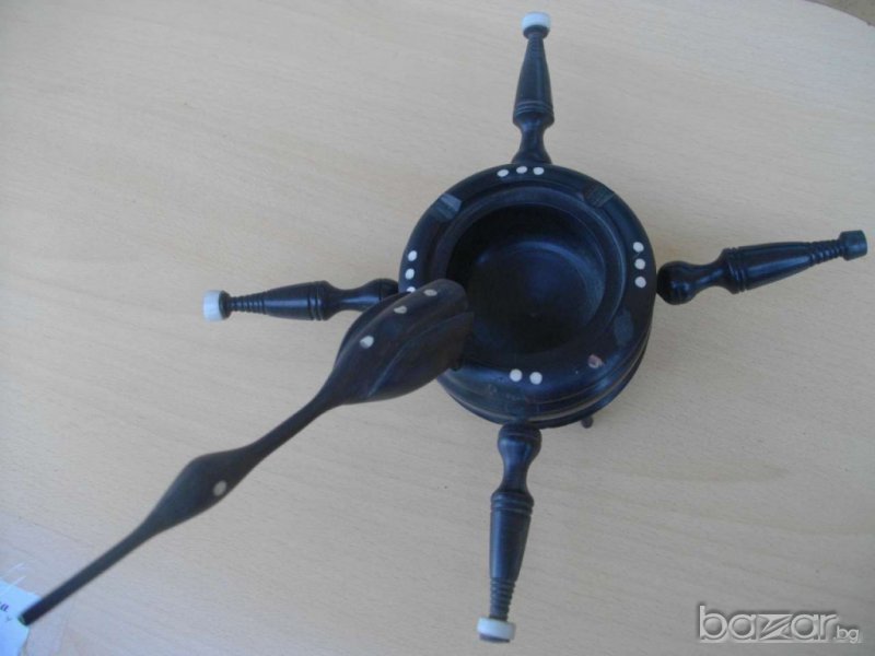 Пепелник африкански от дърво, снимка 1