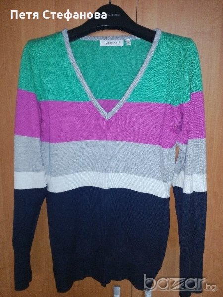 цветен пуловер, снимка 1