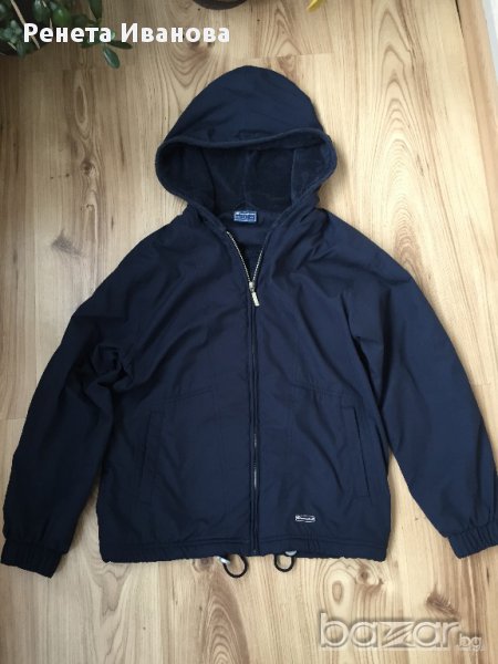 CHAMPION  дамско яке суичър оригинален, т.син, хастар мрежа, размер S., снимка 1