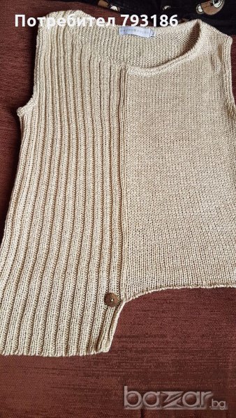 Маркова асиметрична блуза/елек Cache, снимка 1