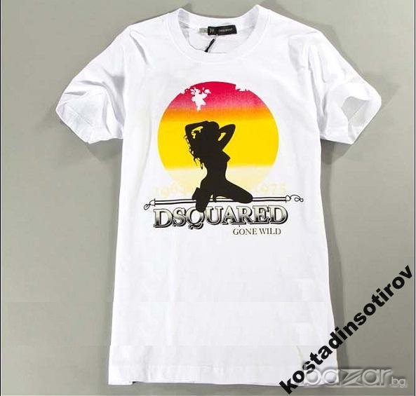 DSQUARED D2 GONE WILD SUNSET PRINT Мъжка Тениска size S, снимка 1