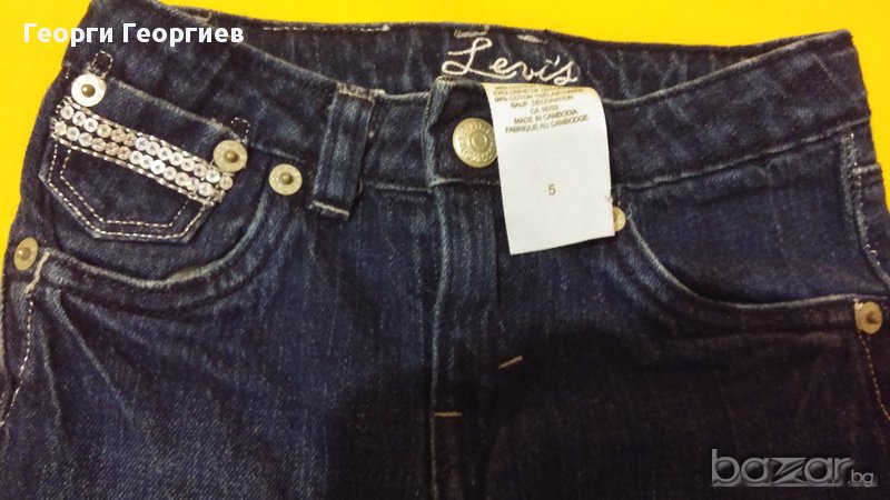 Маркови къси дънки за момиче Levis/Ливайс, 100% оригинал, снимка 1