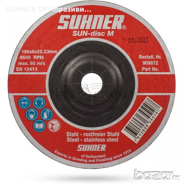 SUHNER Дискове за рязане и шлайфане , снимка 1