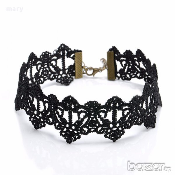 готик колие от дантела, снимка 1