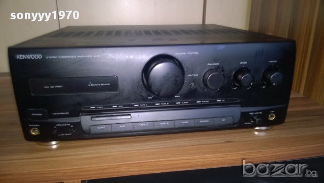 kenwood a-45 stereo amplifier-160watts-внос швеицария