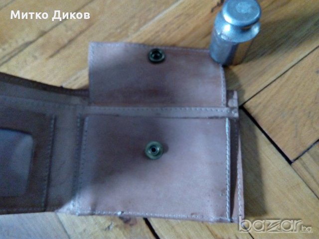 Портфейл Леда -София-естествена кожа 125х90мм, снимка 5 - Портфейли, портмонета - 20710370