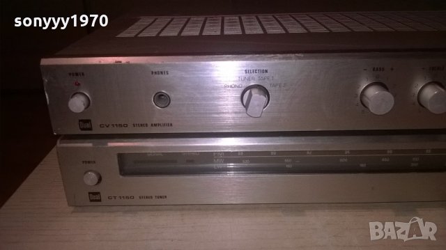 dual amplifier+dual tuner-made in germany-внос швеицария, снимка 9 - Ресийвъри, усилватели, смесителни пултове - 21763901